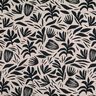 Dekostoff Gobelin abstrakte Pflanzen – hellbeige/schwarz,  thumbnail number 1