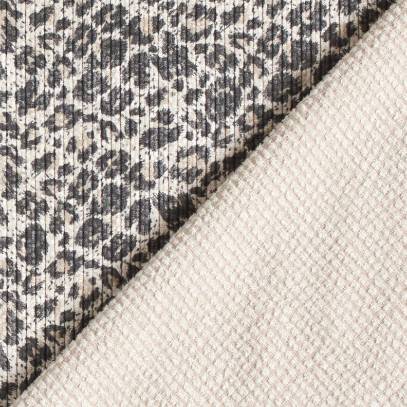 Cord Leoprint – sand/schwarzbraun, image number 4