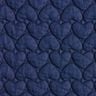 Jeans Steppstoff Herzen – nachtblau,  thumbnail number 1