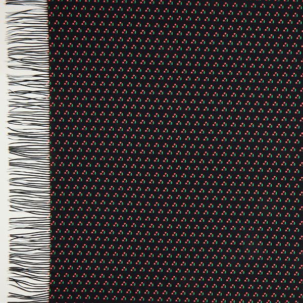 FRINGE ME Cherry – schwarz | Albstoffe | Hamburger Liebe, image number 1