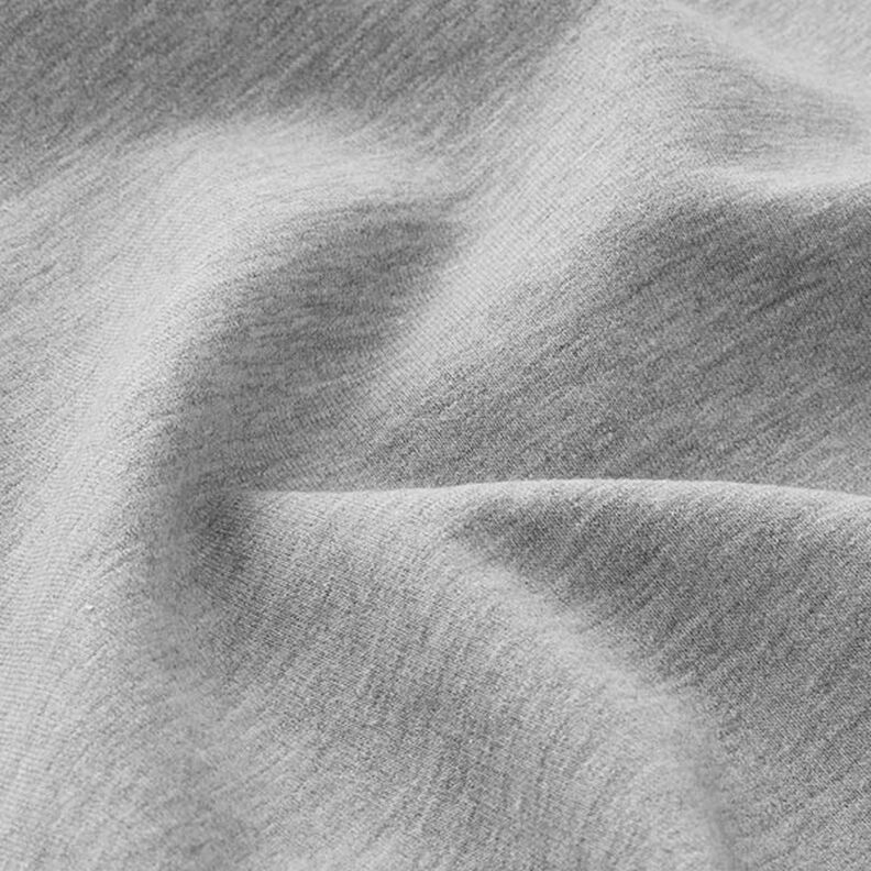 Leichter Baumwollsweat Melange – hellgrau, image number 4