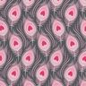 Baumwolljersey Pavo | Stoff&Liebe – schiefergrau/intensiv pink,  thumbnail number 1