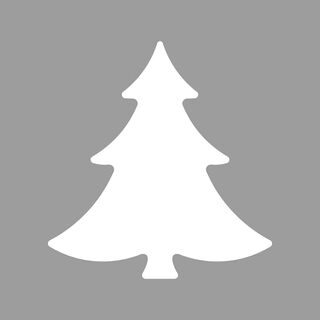 Motivstanzer Tannenbaum [5,08 cm], 