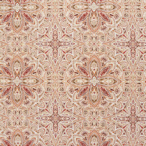 Dekostoff Gobelin zartes Mandala – wollweiss/bronze, 