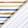 GOTS Baumwolljersey zarte Aquarellstreifen Digitaldruck – weiss/königsblau,  thumbnail number 4