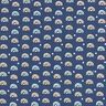 Baumwolljersey kleine Regenbögen – indigo,  thumbnail number 1