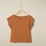 Baumwolljersey Medium Uni – terracotta,  thumbnail number 6