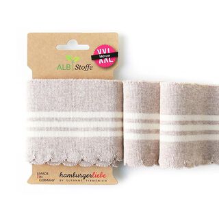 GOTS Bio Strickbündchen CUFF ME WAVE [140 cm | 8 cm] | Albstoffe | Hamburger Liebe, 