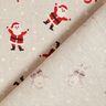 Dekostoff Halbpanama Mini-Weihnachtsmänner – natur,  thumbnail number 4