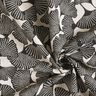 Dekostoff Halbpanama gepunkteter Ginkgo – schwarz/natur,  thumbnail number 3