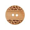 Holzknopf 2-Loch – beige,  thumbnail number 1