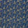 Baumwollstoff Popeline zarte Tannenbäume – nachtblau/gold,  thumbnail number 6
