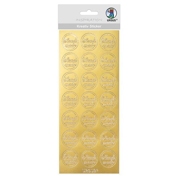 Kreativ-Sticker Handmade [ 10 x 23 cm ] – gold,  image number 2