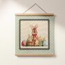 Dekopanel Gobelin süßer Osterhase – hellbeige/hellmint,  thumbnail number 6