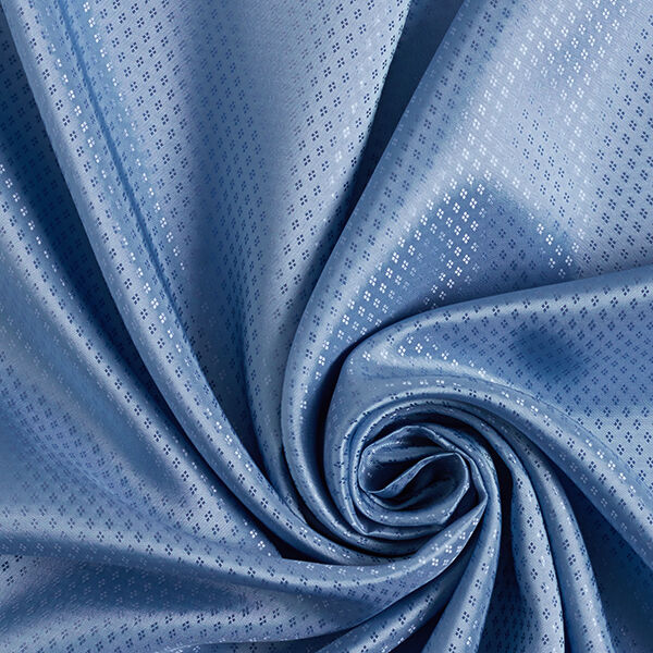 Futterstoff Minirauten – hellblau | Reststück 100cm