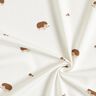 Baumwolljersey glückliche Igel – wollweiss,  thumbnail number 3