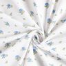 Baumwollpopeline zarte Rosen – hellblau/weiss,  thumbnail number 3