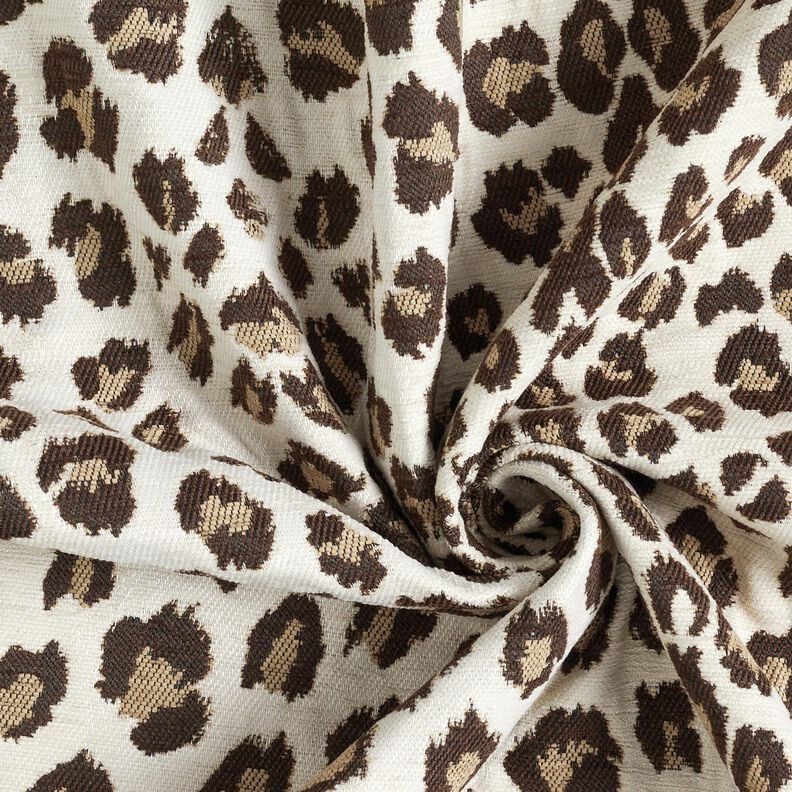 Polsterstoff Jacquard Leo – creme/anemone, image number 3
