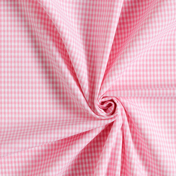 Baumwollstoff Vichy - 0,2 cm – rosa, image number 2