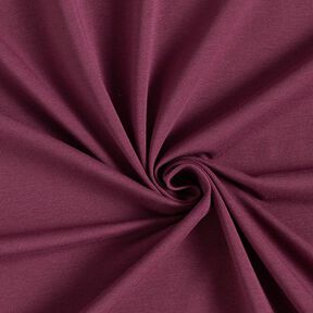GOTS Baumwolljersey | Tula – aubergine, 