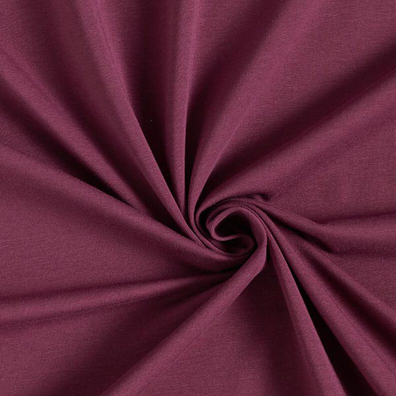 GOTS Baumwolljersey | Tula – aubergine,  image number 1