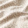 Möbelstoff Jacquard abstraktes Leomuster groß – creme/beige,  thumbnail number 2