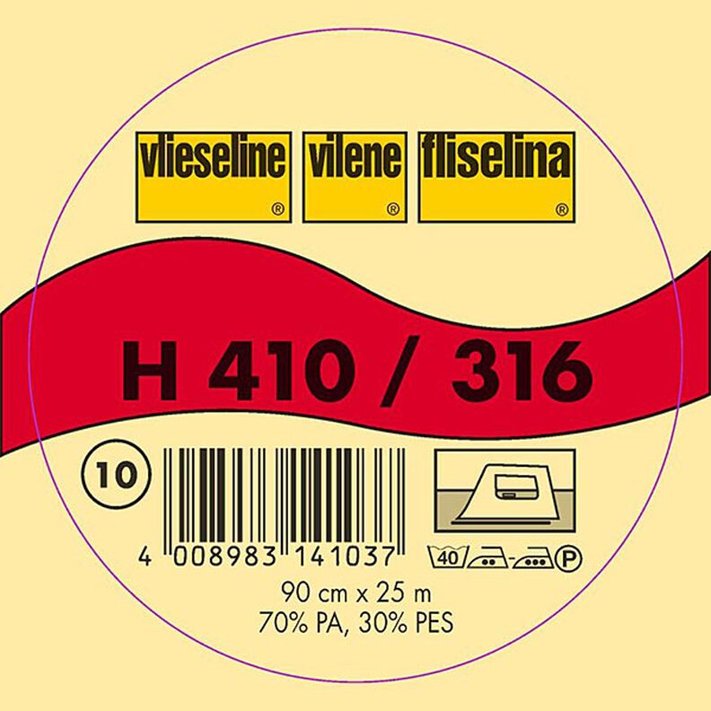 H 410 Bügeleinlage | Vlieseline – weiss,  image number 2