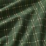Dekostoff Halbpanama elegantes Karo – tannengrün/karminrot,  thumbnail number 2