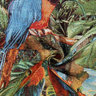 Jacquard Gobelin Tropen Paradies – grün, 
