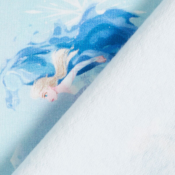 Sweatshirt angeraut Eiskönigin 2 | Disney – babyblau | Reststück 100cm