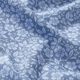Baumwollpopeline Bi-Color-Blumen – jeansblau/hellblau,  thumbnail number 2