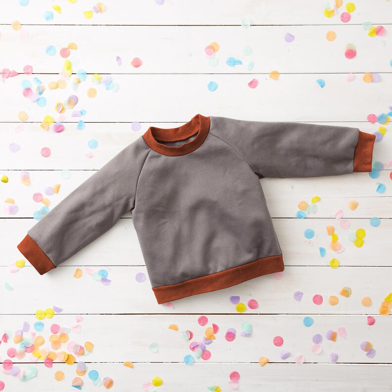 2x2 Bündchen Uni – kupfer,  image number 7