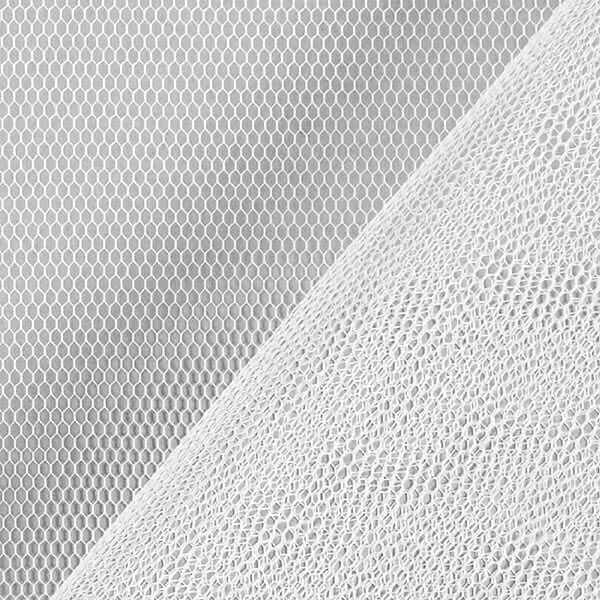 Tüll klassisch Uni – weiss, image number 3