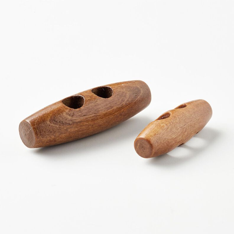 Knebelknopf Holz [30 mm] – karamell,  image number 4