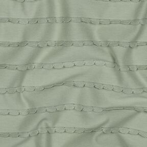 Baumwolljersey R&uuml;schen &ndash; schilf, 