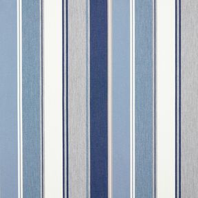 Outdoorstoff Canvas gemischte Streifen – indigo/elfenbein, 