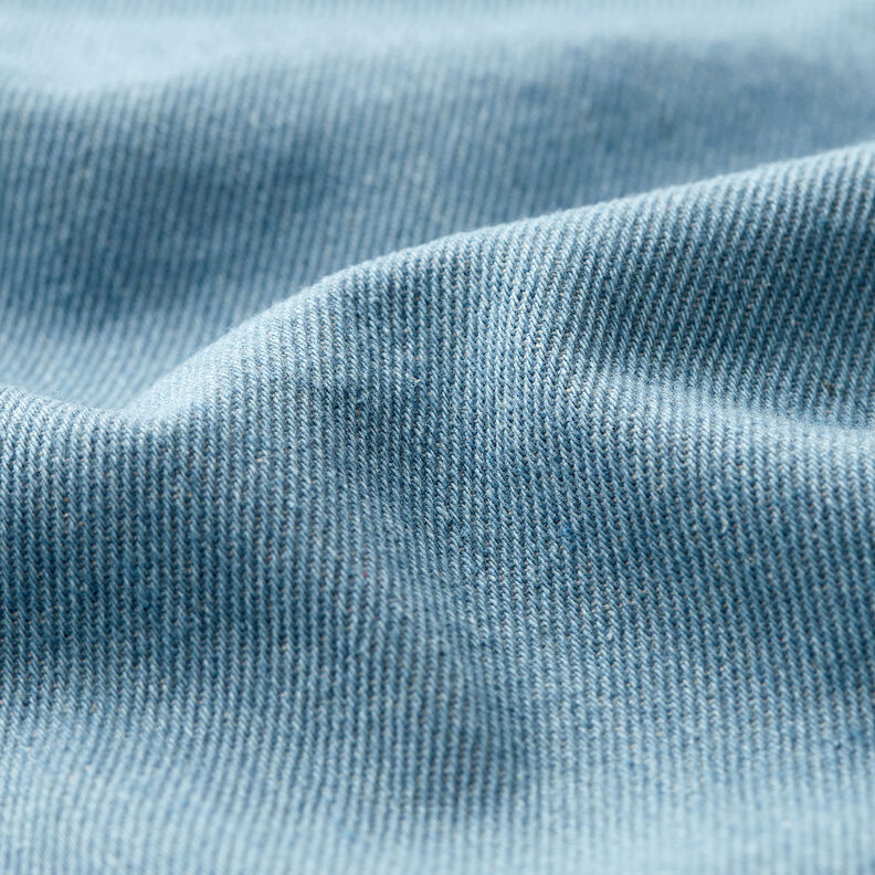 Baumwoll-Denim schwer – hellblau,  image number 2