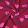 Teddyplüsch Tulpen | Poppy Fabrics – karminrot,  thumbnail number 3