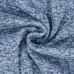 Strickfleece – blau, 