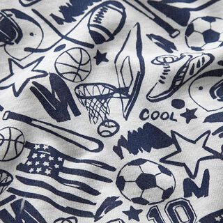 Sweatshirt angeraut Sport Equipment Melange – wollweiss, 
