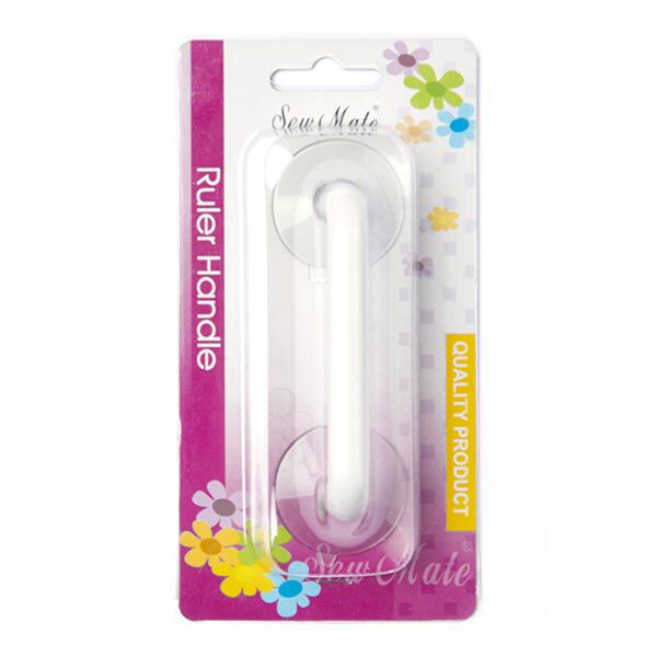 Lineal - Halter mit doppeltem Saugnapf - weiss, image number 2
