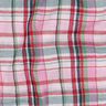 Musselin/ Doppel-Krinkel Gewebe Lurex Karo | Poppy Fabrics – rosé/gold metallic,  thumbnail number 2