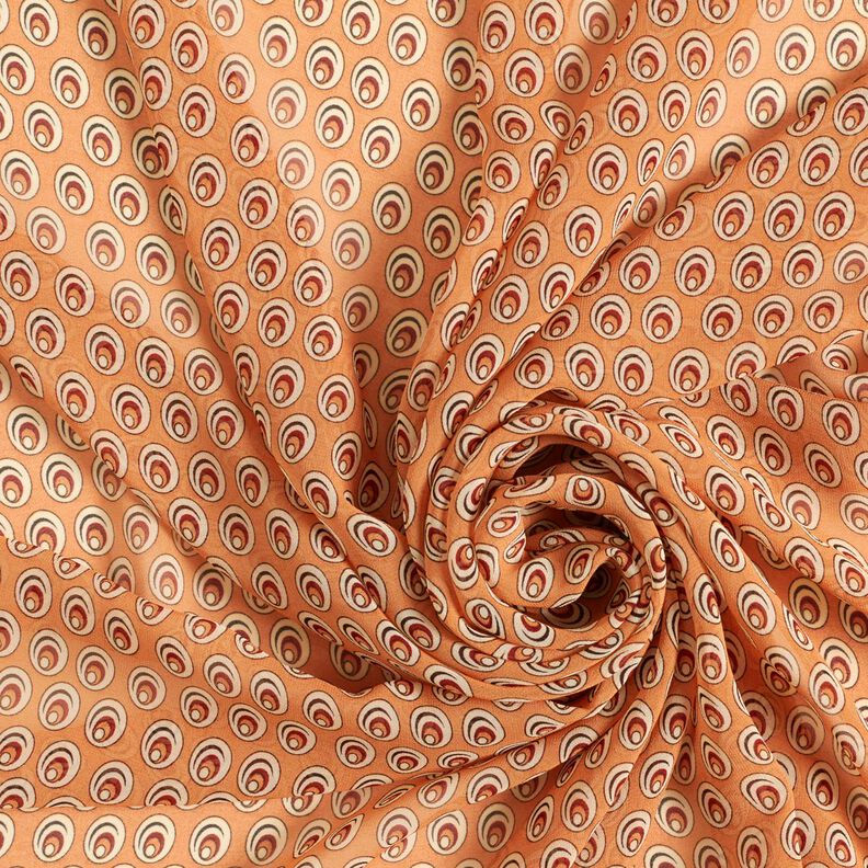 Chiffon Pfauenauge – apricot/terracotta,  image number 3