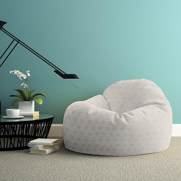 Outdoorstoff Jacquard Kreis-Ornamente – anemone/wollweiss,  image number 7