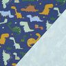 Sommersweat Dinos | Poppy Fabrics – indigo/hellblau,  thumbnail number 4