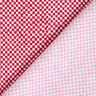 GOTS Baumwolljersey Mini-Karo | TCC x LOOKS by Wolfgang Joop – rot/weiss,  thumbnail number 6