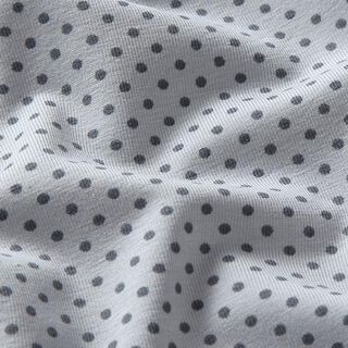 Baumwolljersey Pünktchen – grau, 