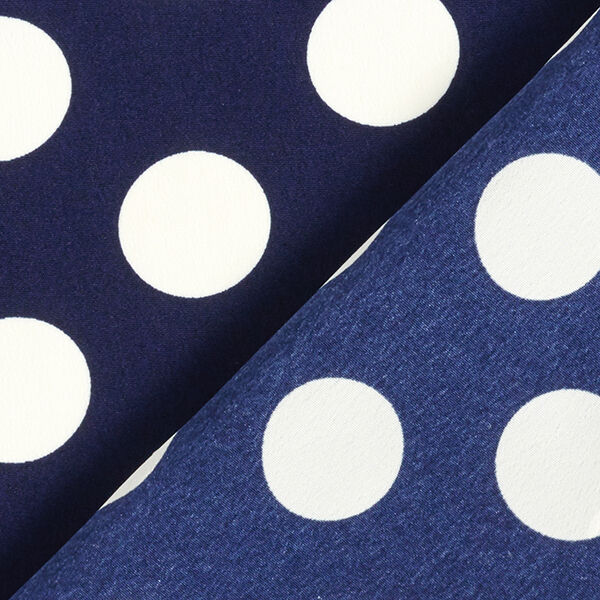 Kreppgewebe Polka Dots [2,5 cm] – marineblau,  image number 4