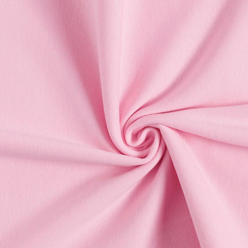 Bündchenstoff Uni – rosa, image number 1