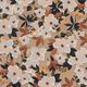 Feinstrick Blumen mit Glitzerakzenten – dunkelbeige,  thumbnail number 1